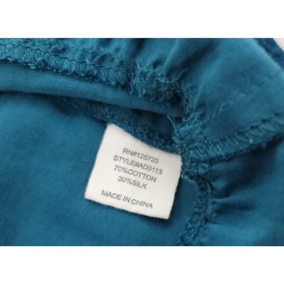 Lost April Blue Sleeveless Ruffled Mini Dress Small Pleated Bodice Soft Flowy - Picture 6 of 6